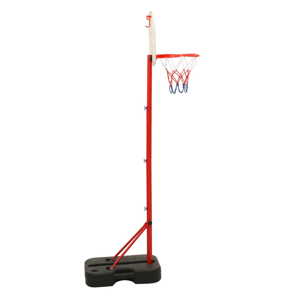 Bærbart basketballkurvsett justerbart 138,5-166 cm