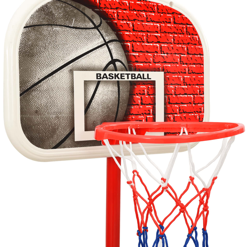 Bærbart basketballkurvsett justerbart 138,5-166 cm