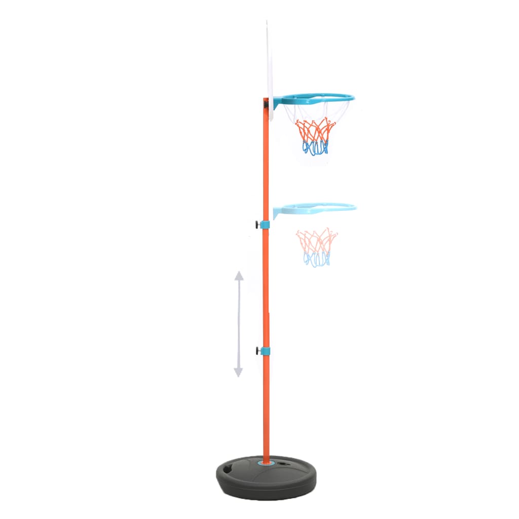 Bærbart basketballsett justerbart 133-160 cm
