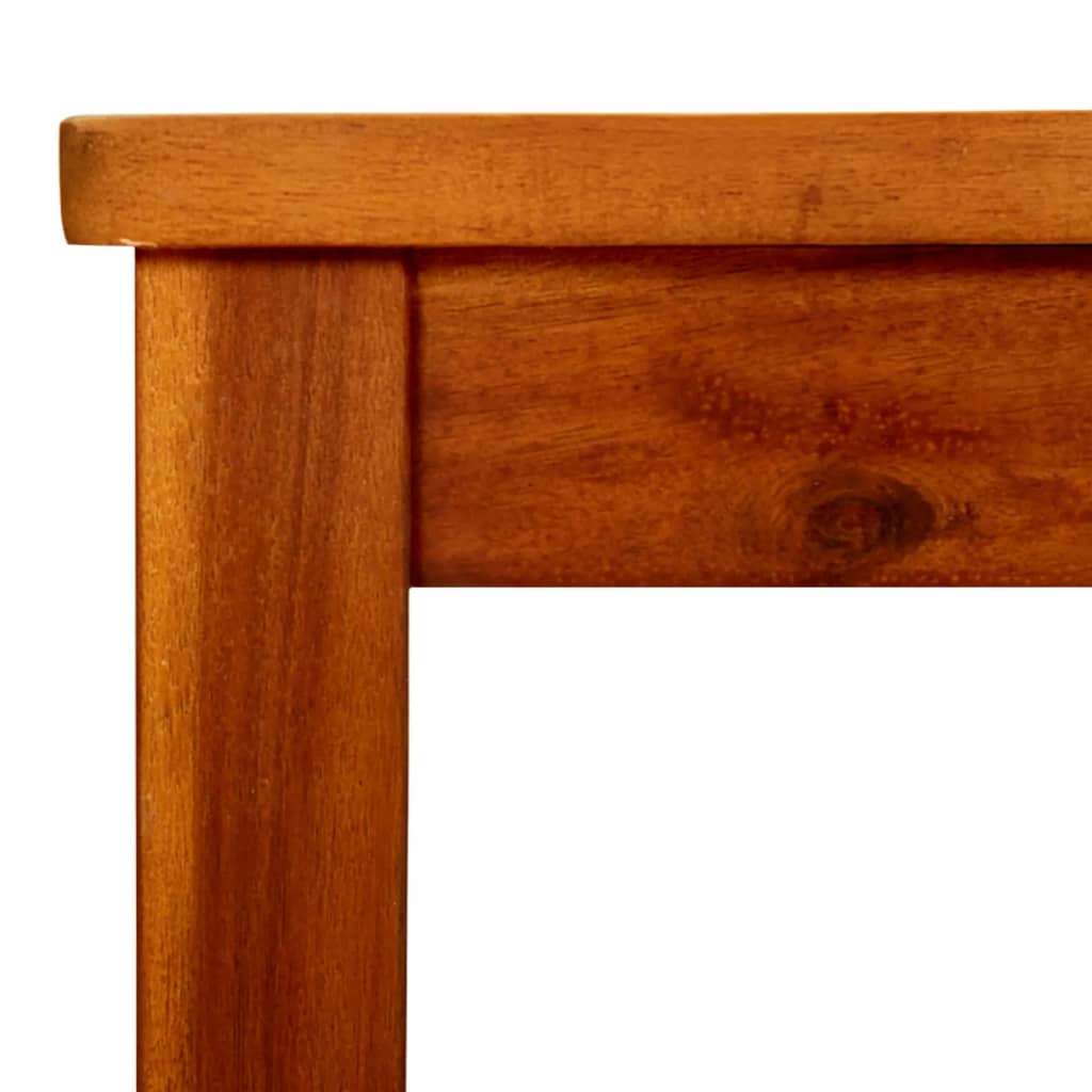 Hagesalongbord 85x85x45 cm heltre akasie