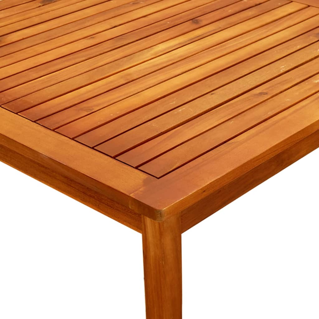 Hagesalongbord 85x85x45 cm heltre akasie