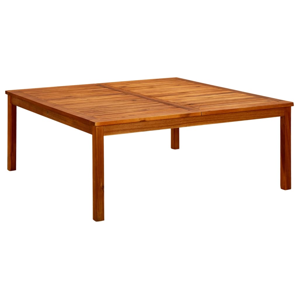 Hagesalongbord 110x110x45 cm heltre akasie