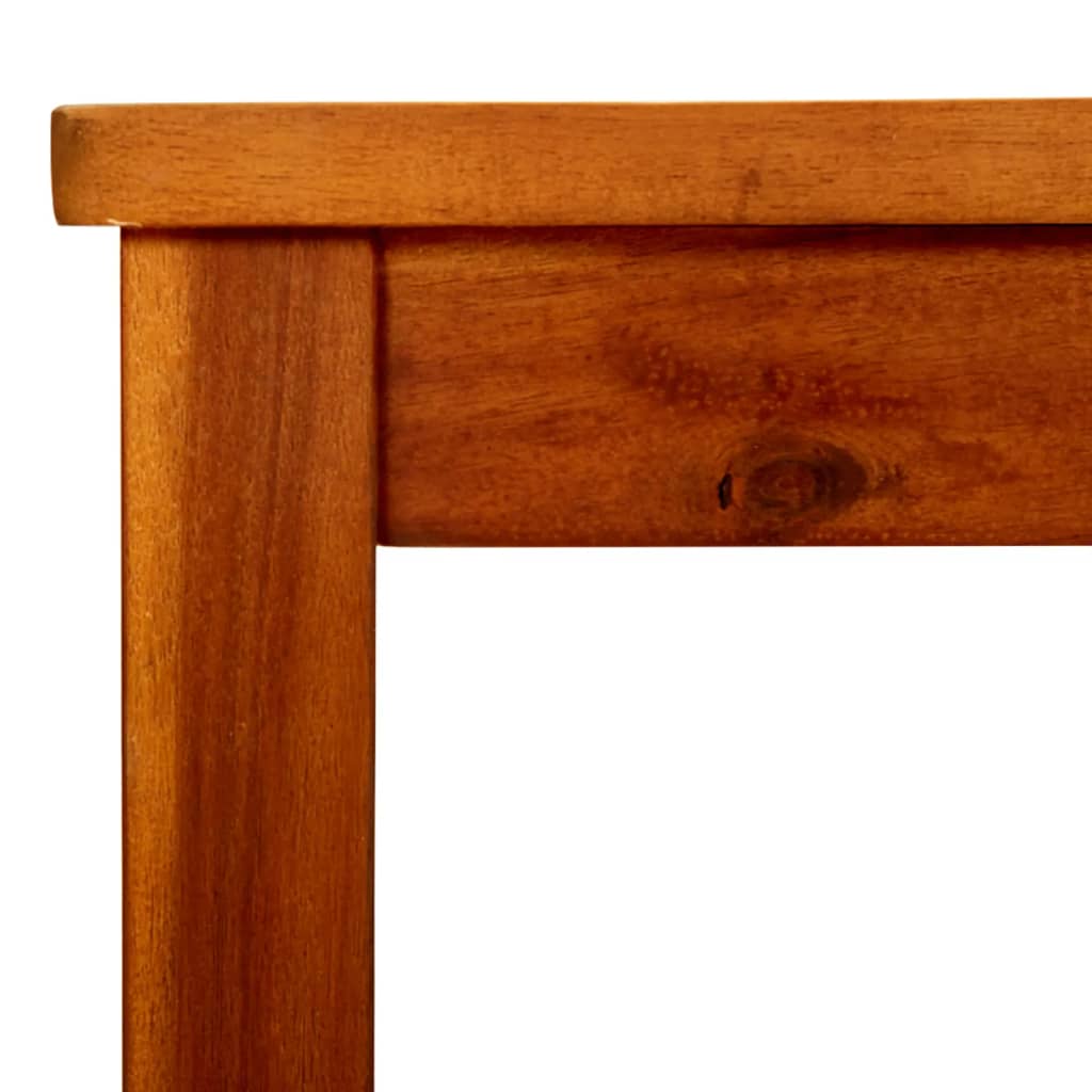 Hagesalongbord 110x110x45 cm heltre akasie