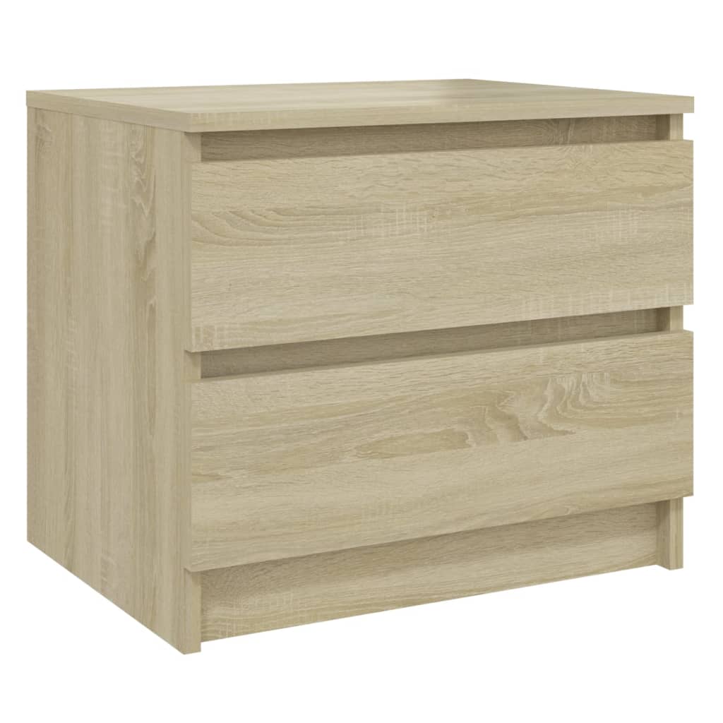 Nattbord 2 stk sonoma eik 50x39x43,5 cm konstruert tre