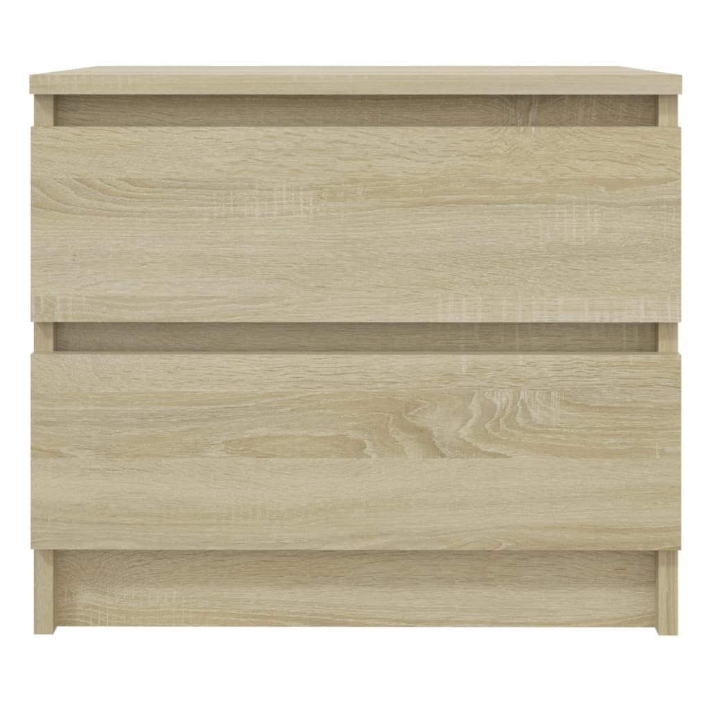 Nattbord 2 stk sonoma eik 50x39x43,5 cm konstruert tre