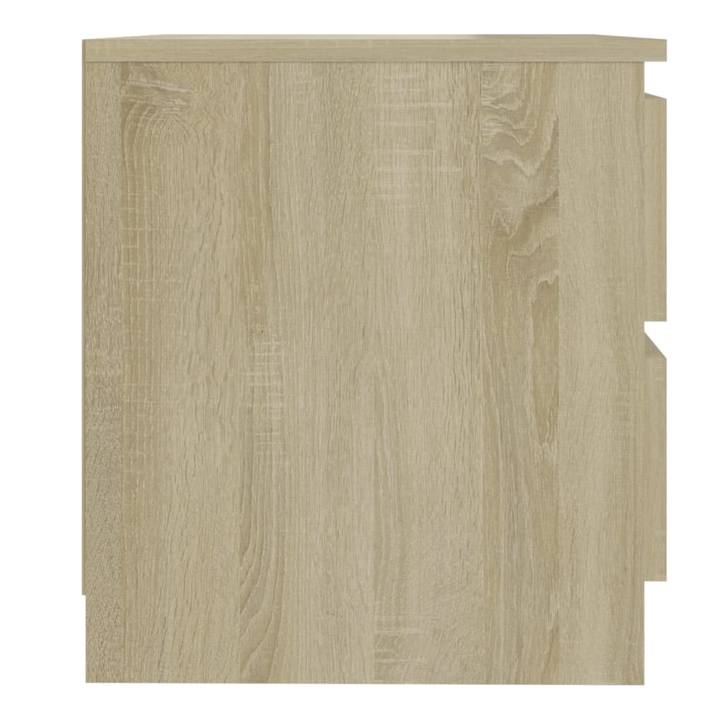 Nattbord 2 stk sonoma eik 50x39x43,5 cm konstruert tre