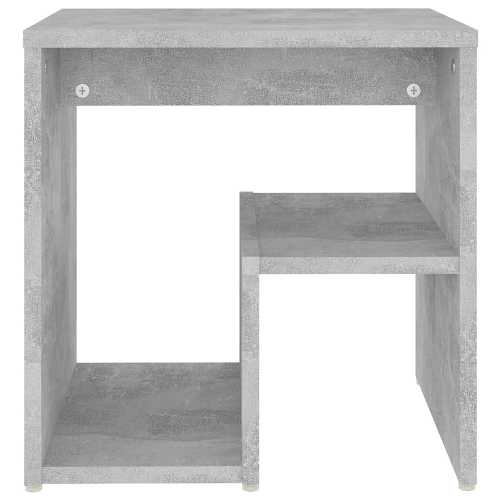 Nattbord betonggrå 40x30x40 cm konstruert tre
