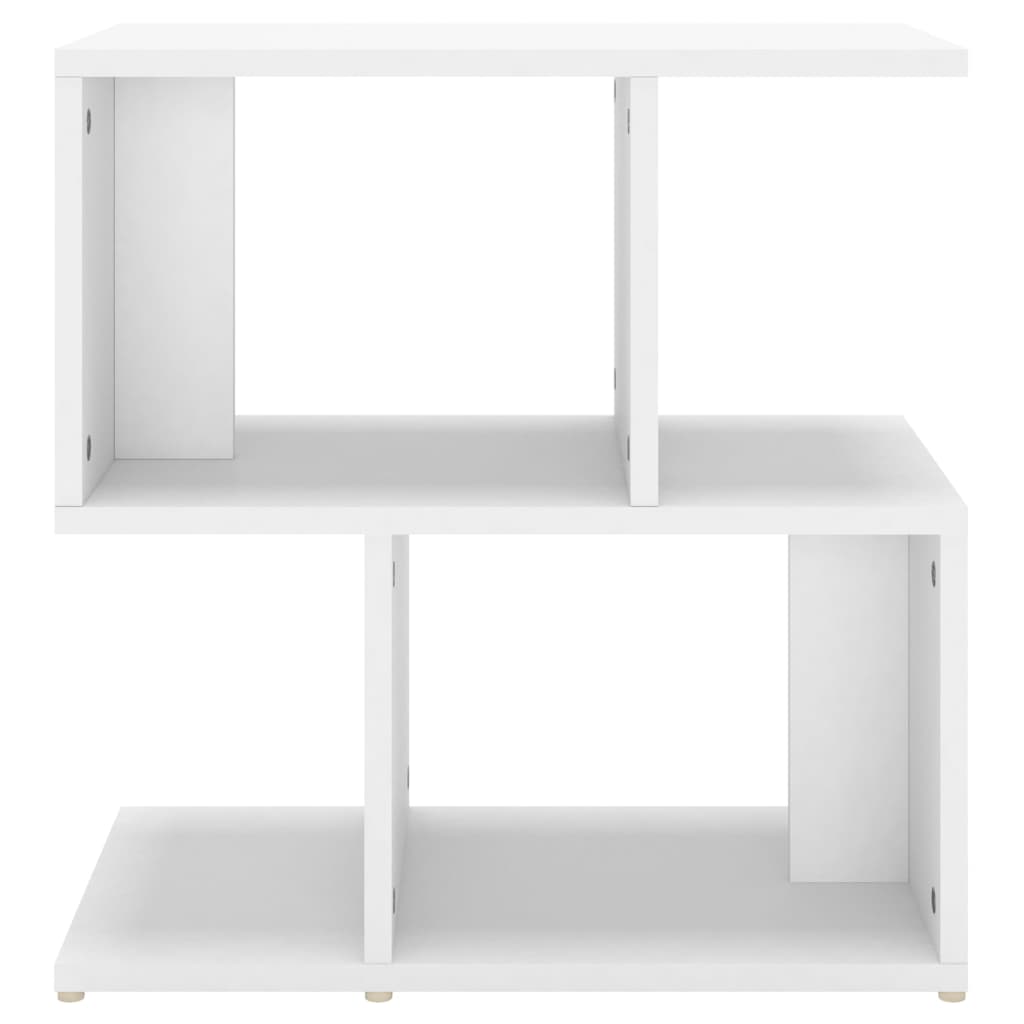 Nattbord 2 stk hvit 50x30x51,5 cm sponplate