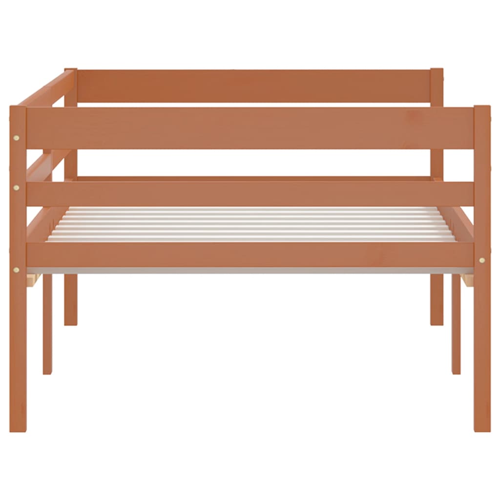 Sengeramme honningbrun heltre furu 90x200 cm