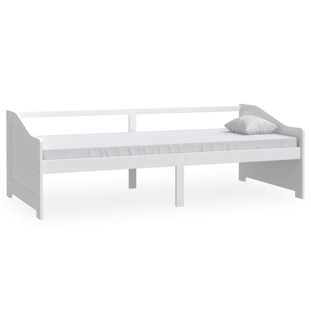 Sengeramme 3 seter heltre furu 90x200 cm hvit