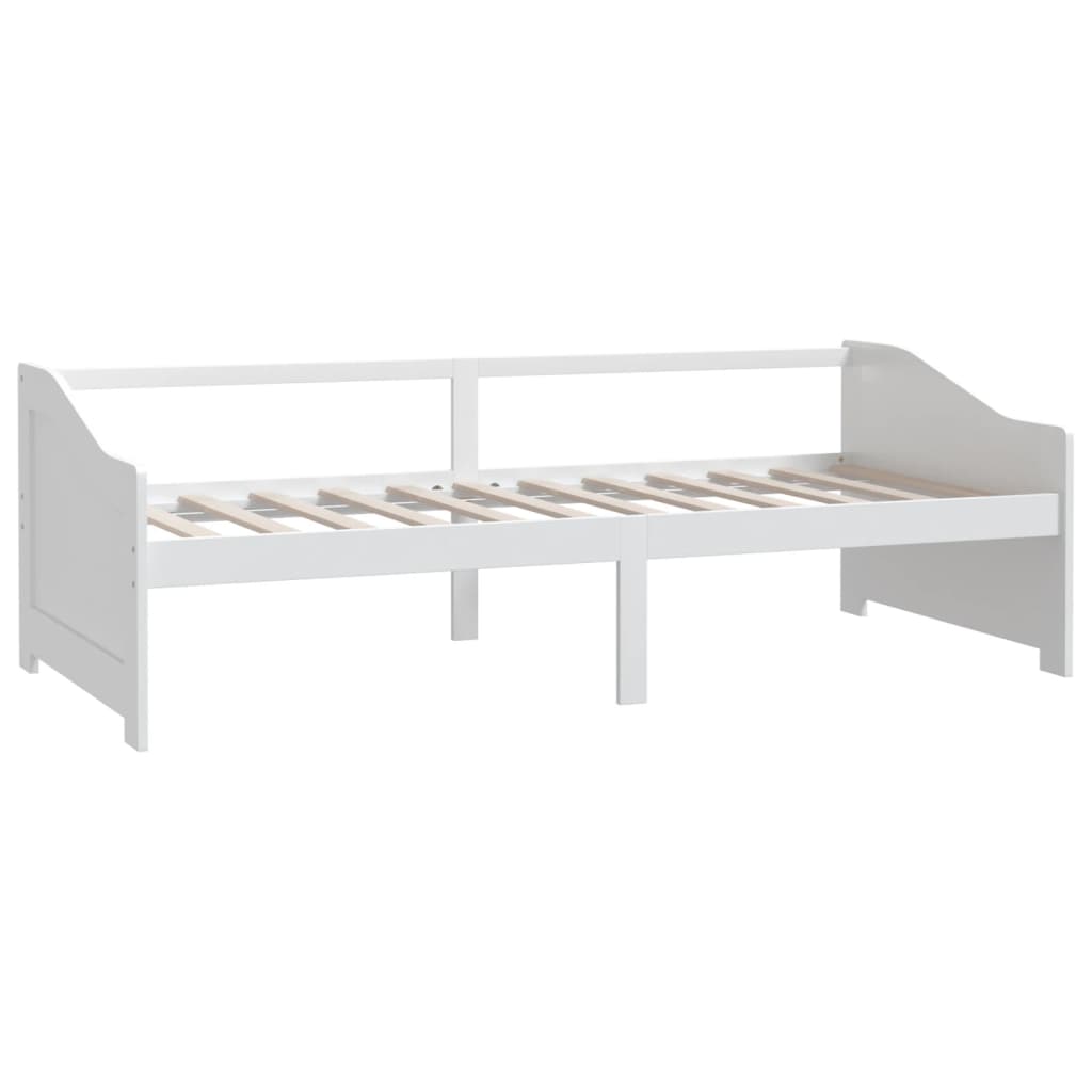 Sengeramme 3 seter heltre furu 90x200 cm hvit
