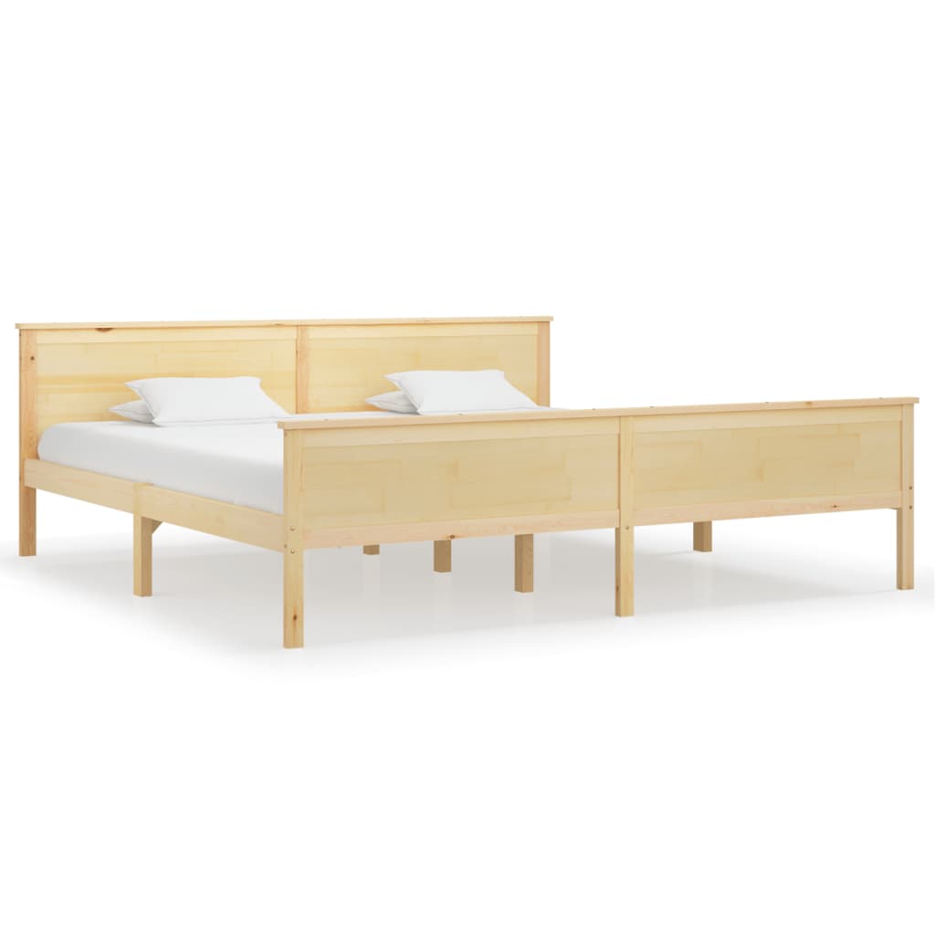 Sengeramme heltre furu 200x200 cm