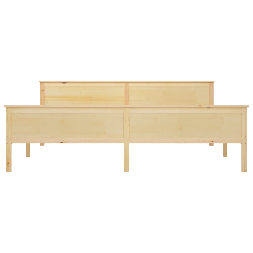 Sengeramme heltre furu 200x200 cm