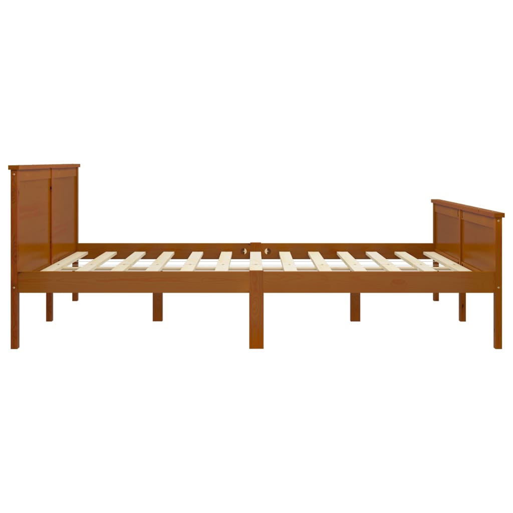 Sengeramme honningbrun furu 180x200 cm