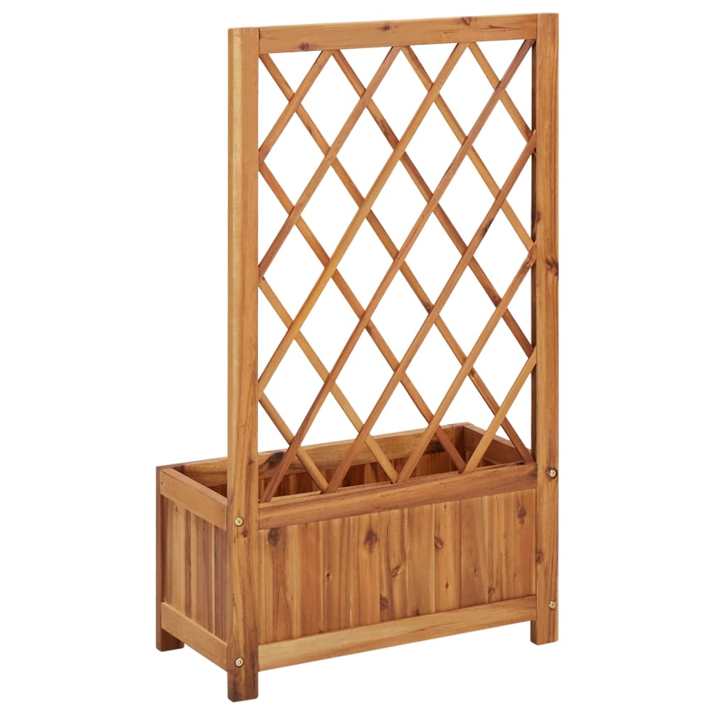 Høybed med espalier heltre akasie