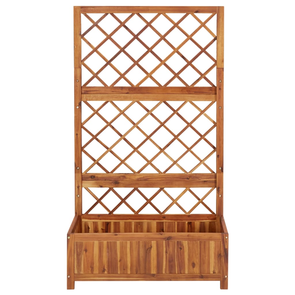 Høybed med espalier 85x38x150 cm heltre akasie
