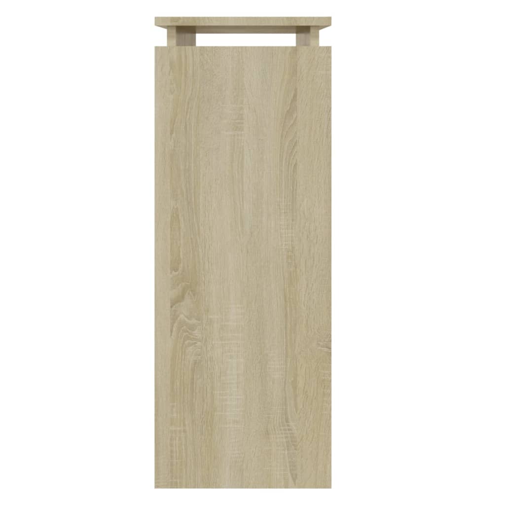 Konsollbord sonoma eik 80x30x80 cm sponplate