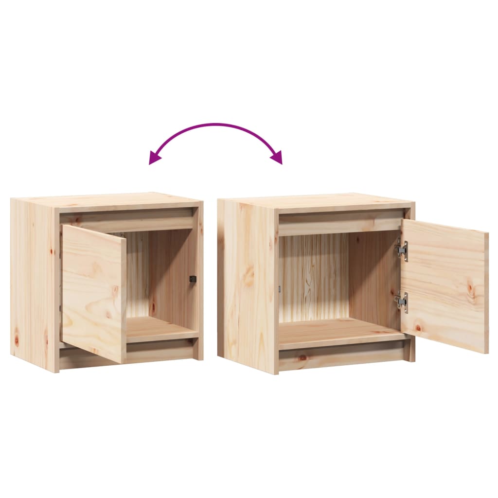 Nattbord 40x30,5x40 cm heltre furu