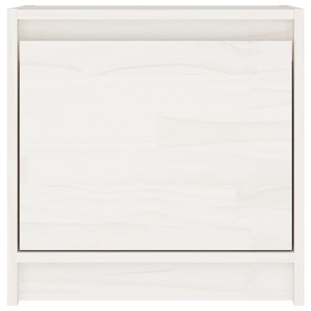 Nattbord 2 stk 40x30,5x40 cm heltre furu hvit