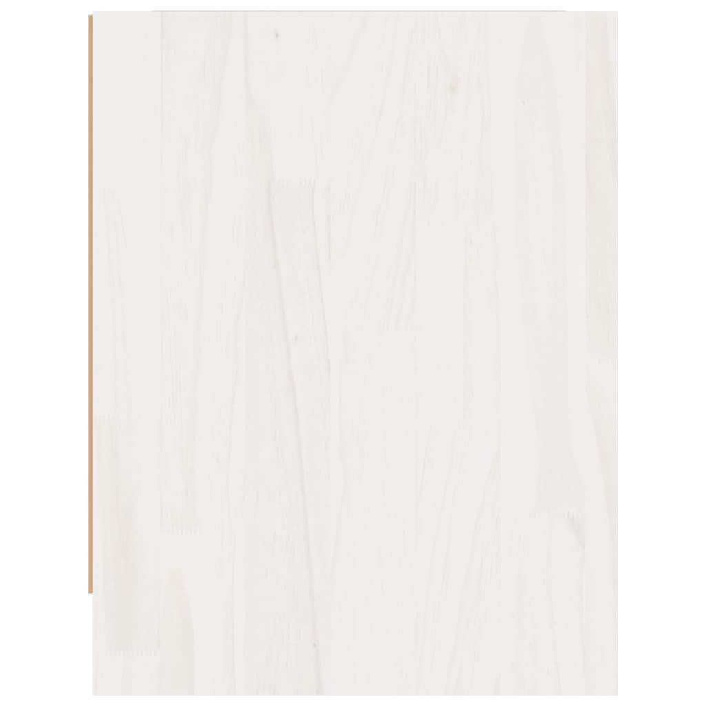 Nattbord 2 stk 40x30,5x40 cm heltre furu hvit