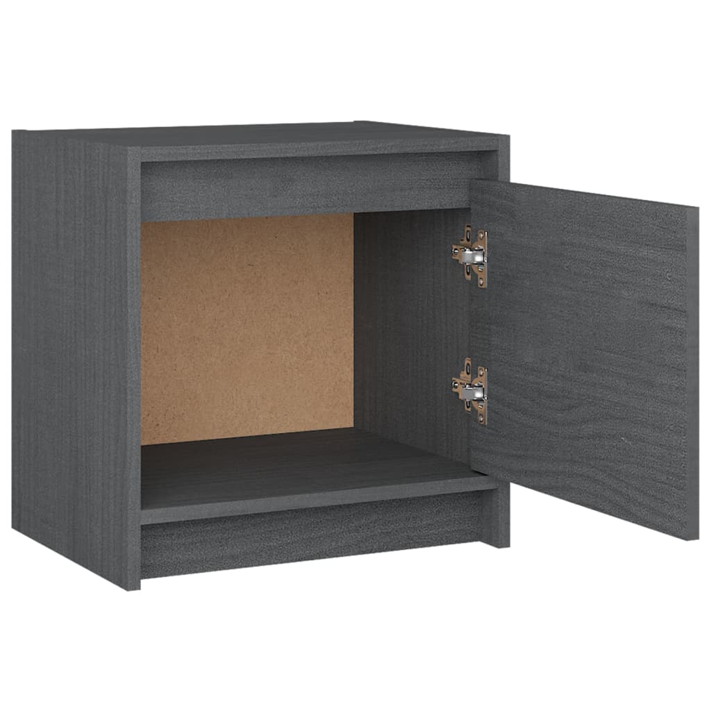 Nattbord 2 stk 40x30,5x40 cm heltre furu