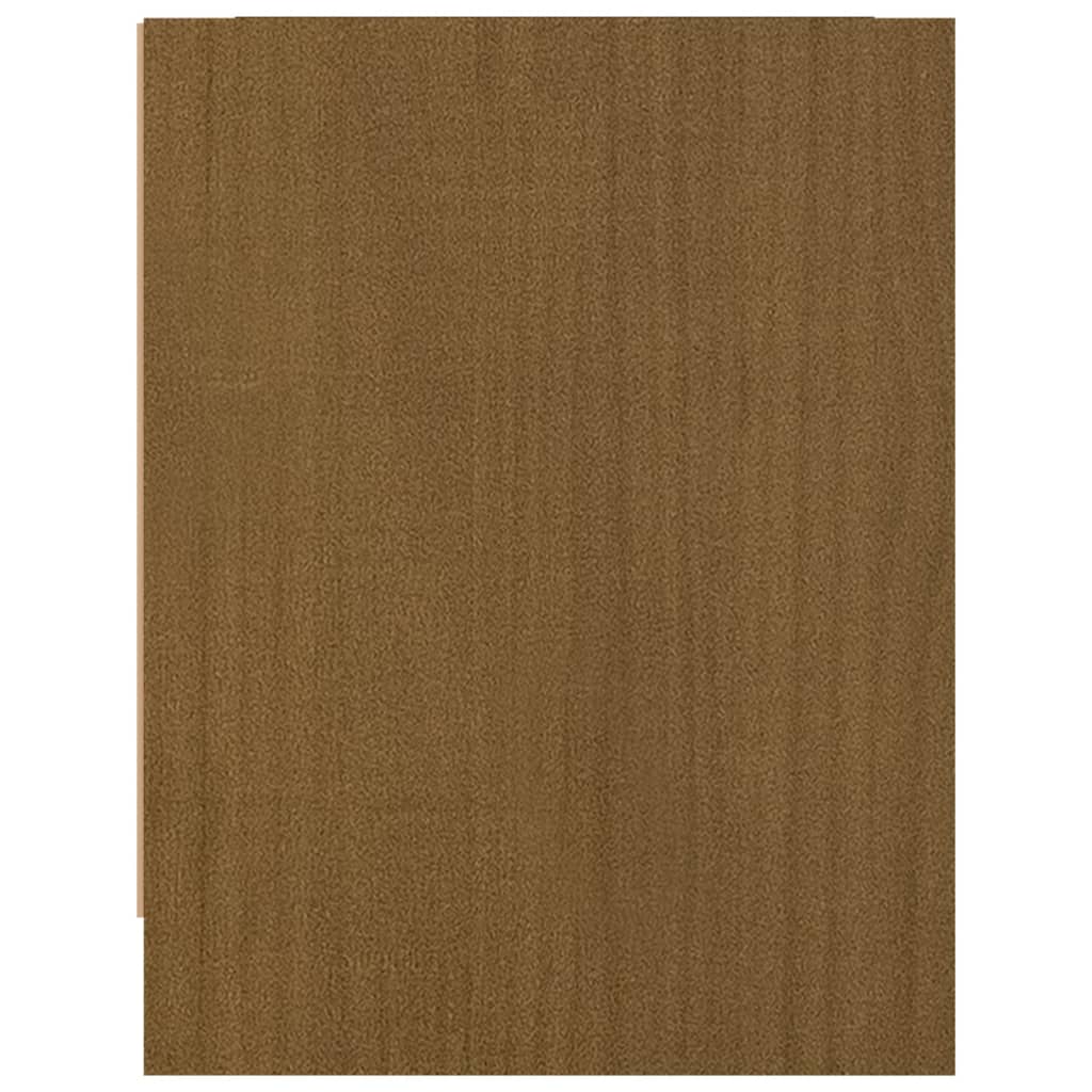 Nattbord 2 stk 40x30,5x40 cm heltre furu honningbrun
