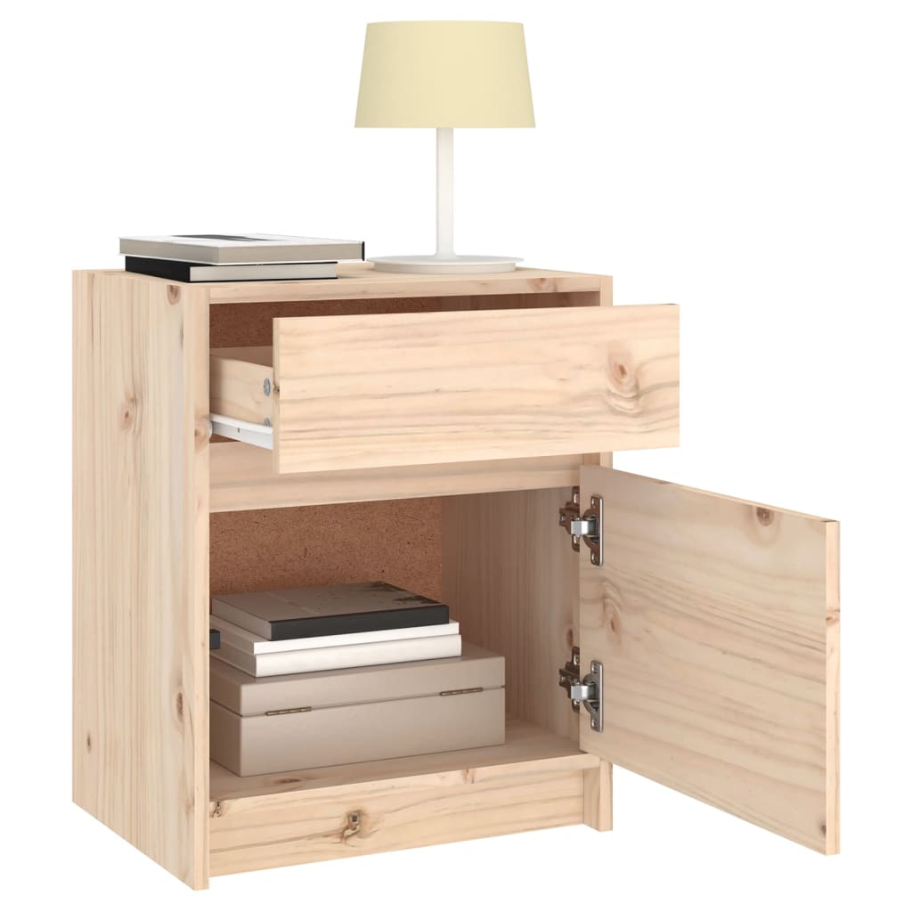 Nattbord 40x31x50 cm heltre furu