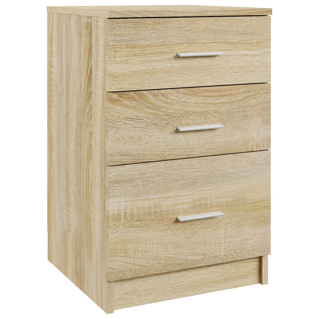 Nattbord sonoma eik 40x40x63 cm konstruert tre