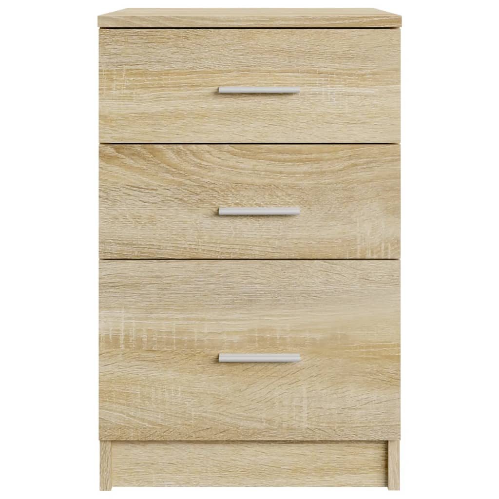 Nattbord sonoma eik 40x40x63 cm konstruert tre