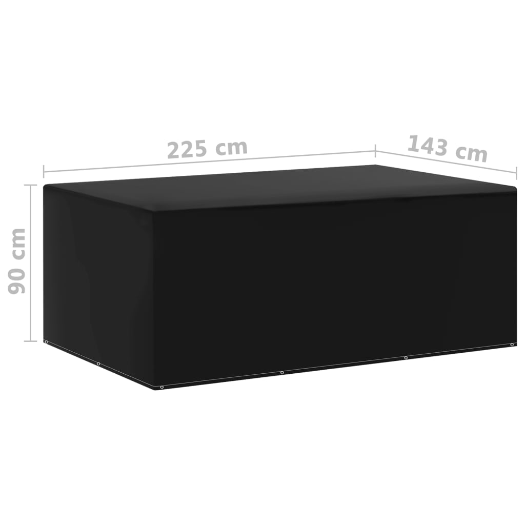 Hagemøbeltrekk 2 stk 7 maljer 225x143x90cm