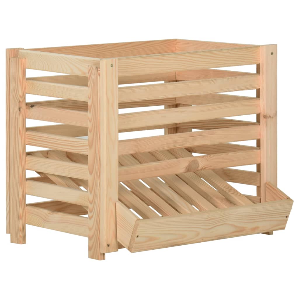 Potetkasse 60x40x50 cm heltre furu