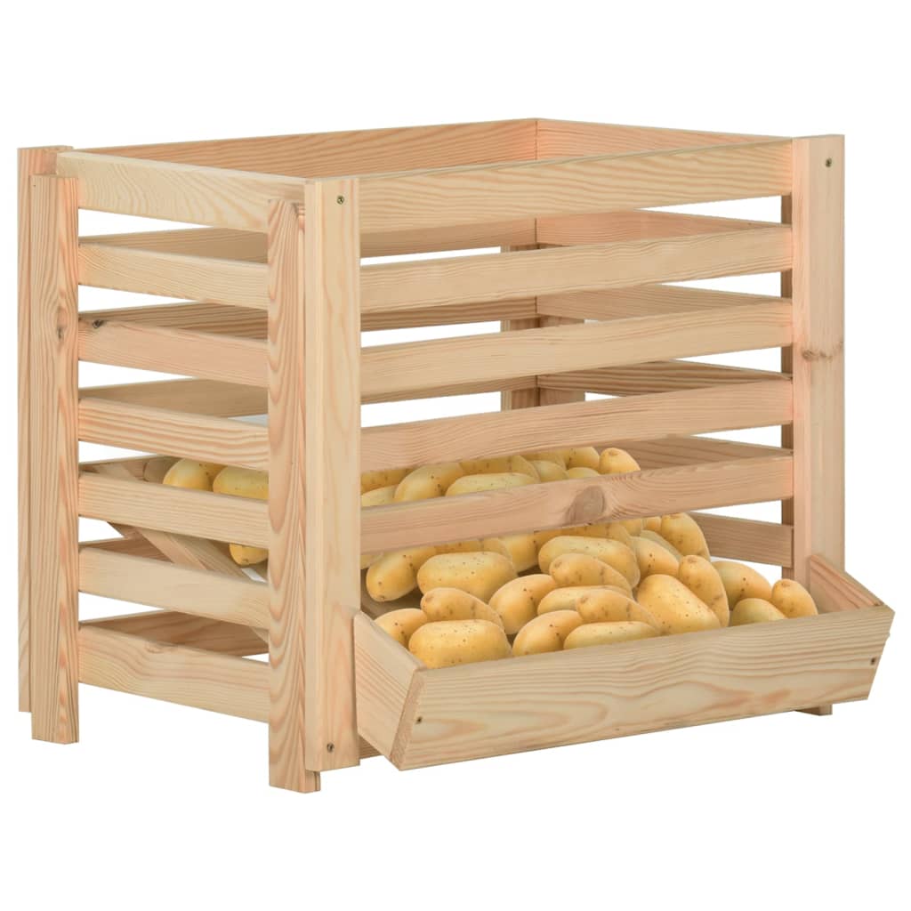Potetkasse 60x40x50 cm heltre furu