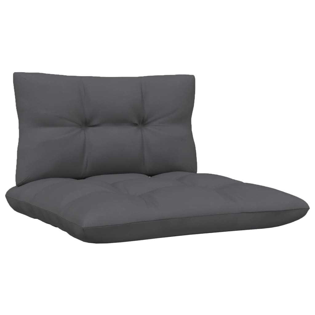 Hagesofagruppe med puter 3 deler hvit heltre furu