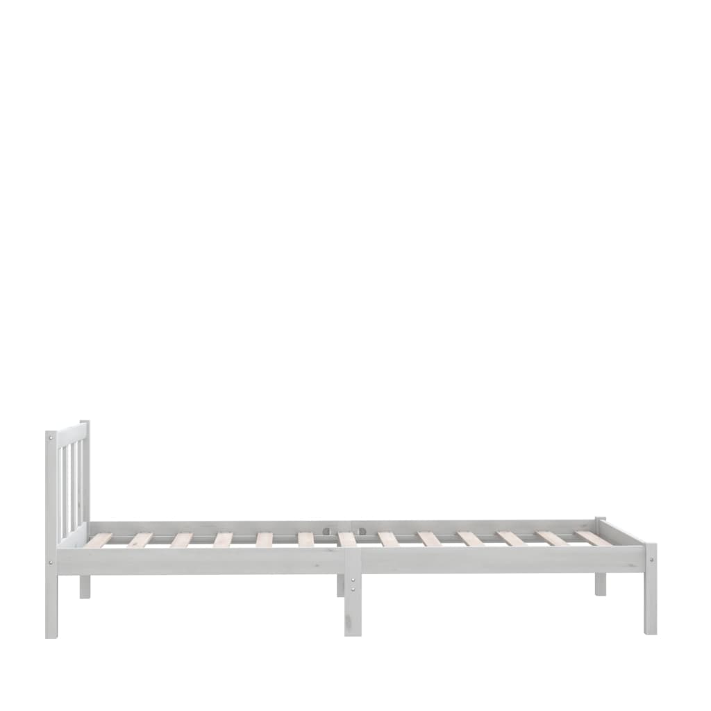 Sengeramme hvit heltre furu 75x190 cm Small Single