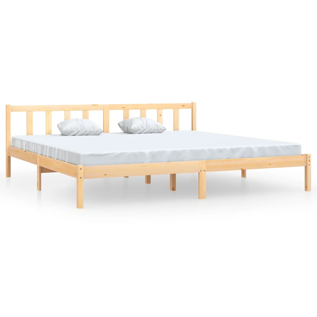 Sengeramme heltre furu 200x200 cm