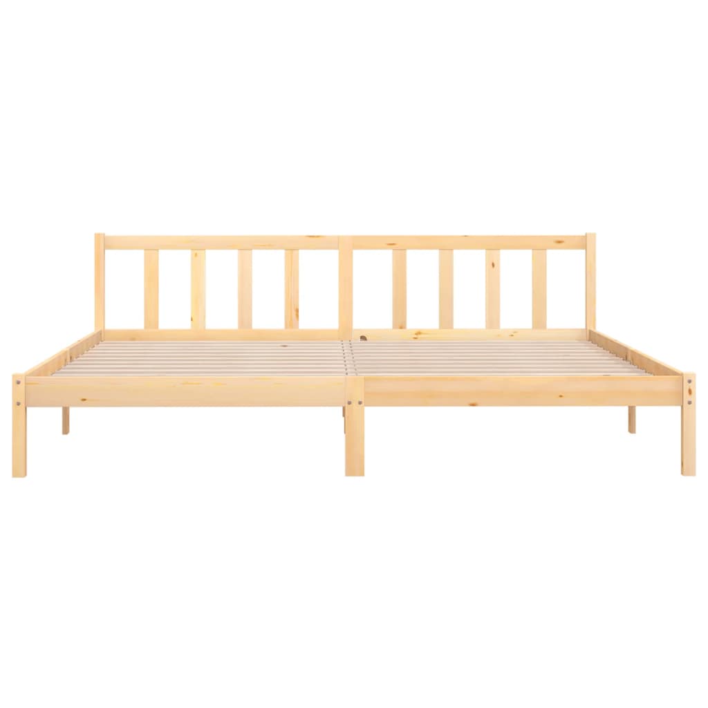 Sengeramme heltre furu 200x200 cm