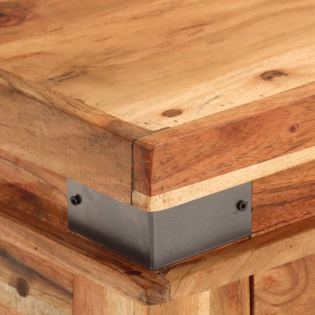 Konsollbord 110x34x74 cm heltre akasie