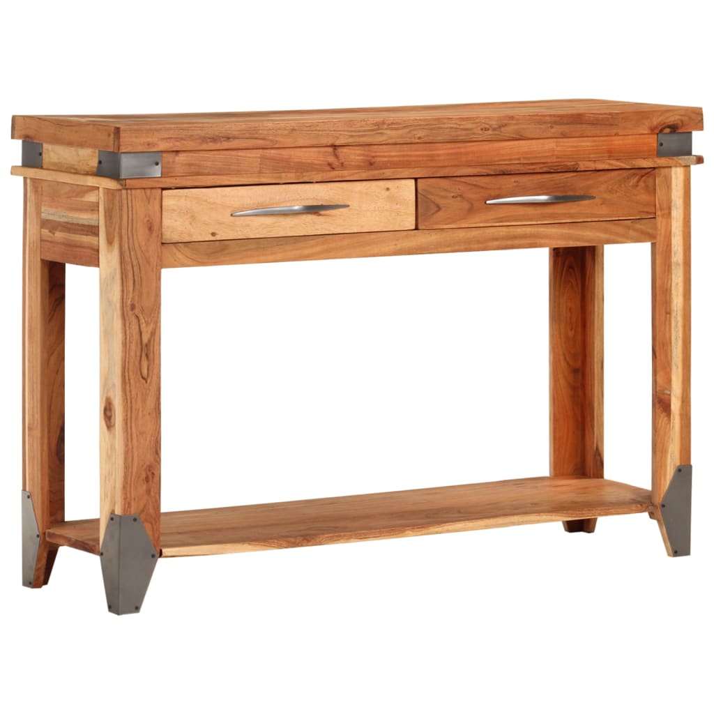 Konsollbord 110x34x74 cm heltre akasie