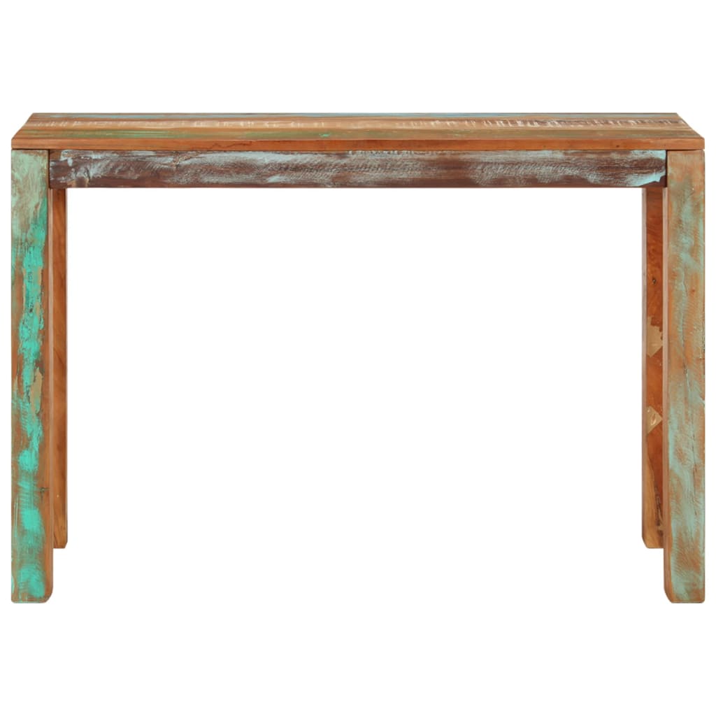Konsollbord 110x35x76 cm gjenvunnet heltre