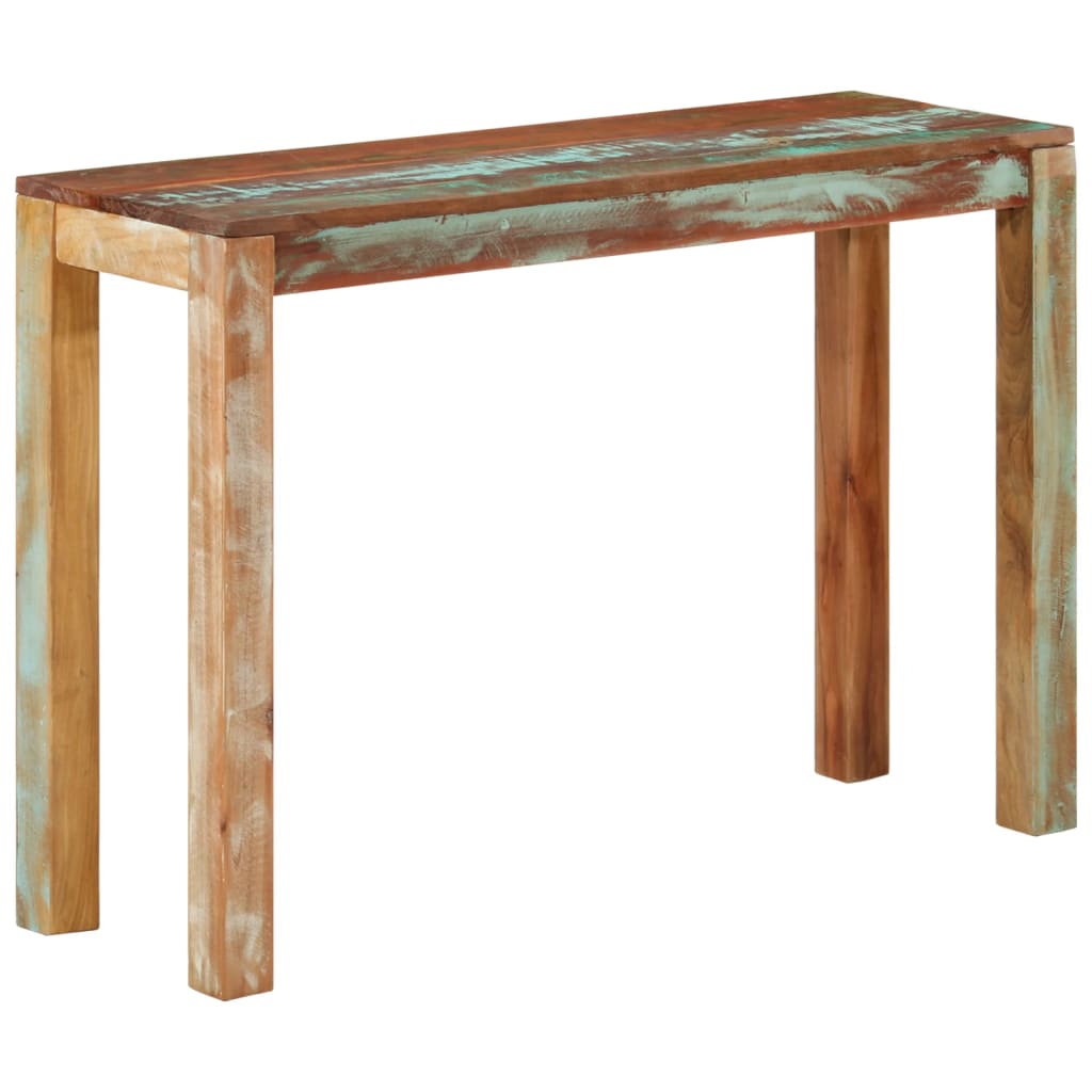 Konsollbord 110x35x76 cm gjenvunnet heltre