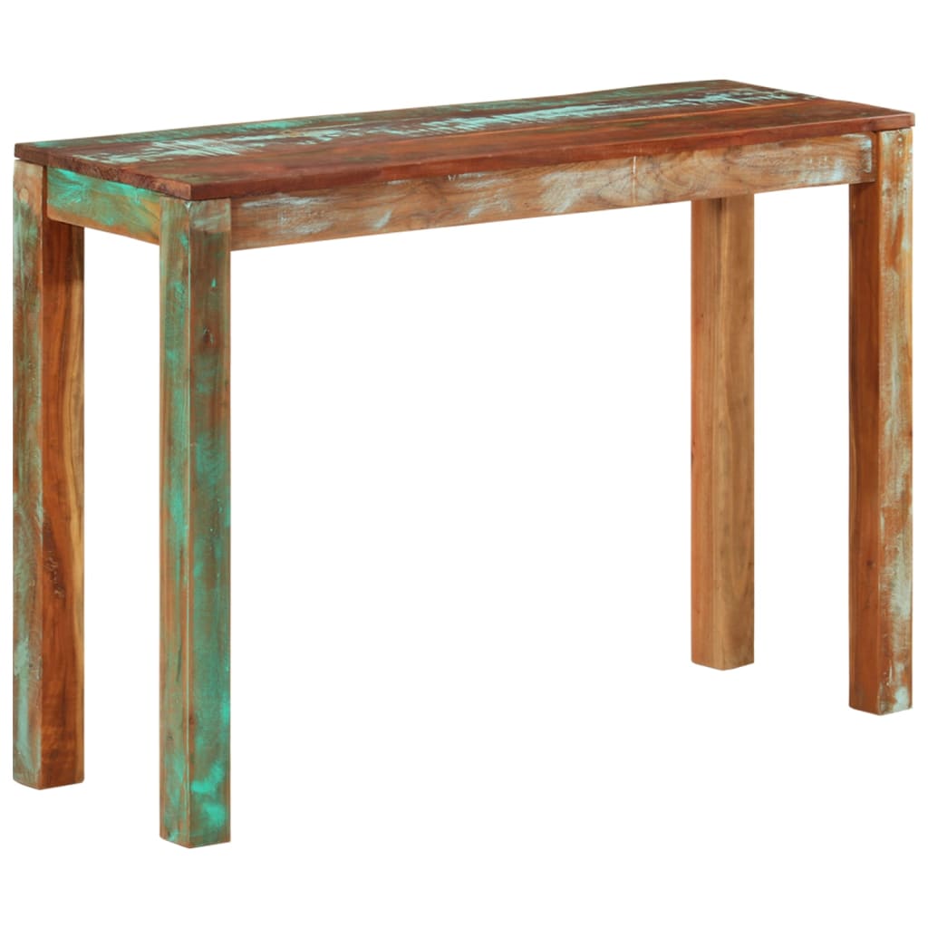 Konsollbord 110x35x76 cm gjenvunnet heltre