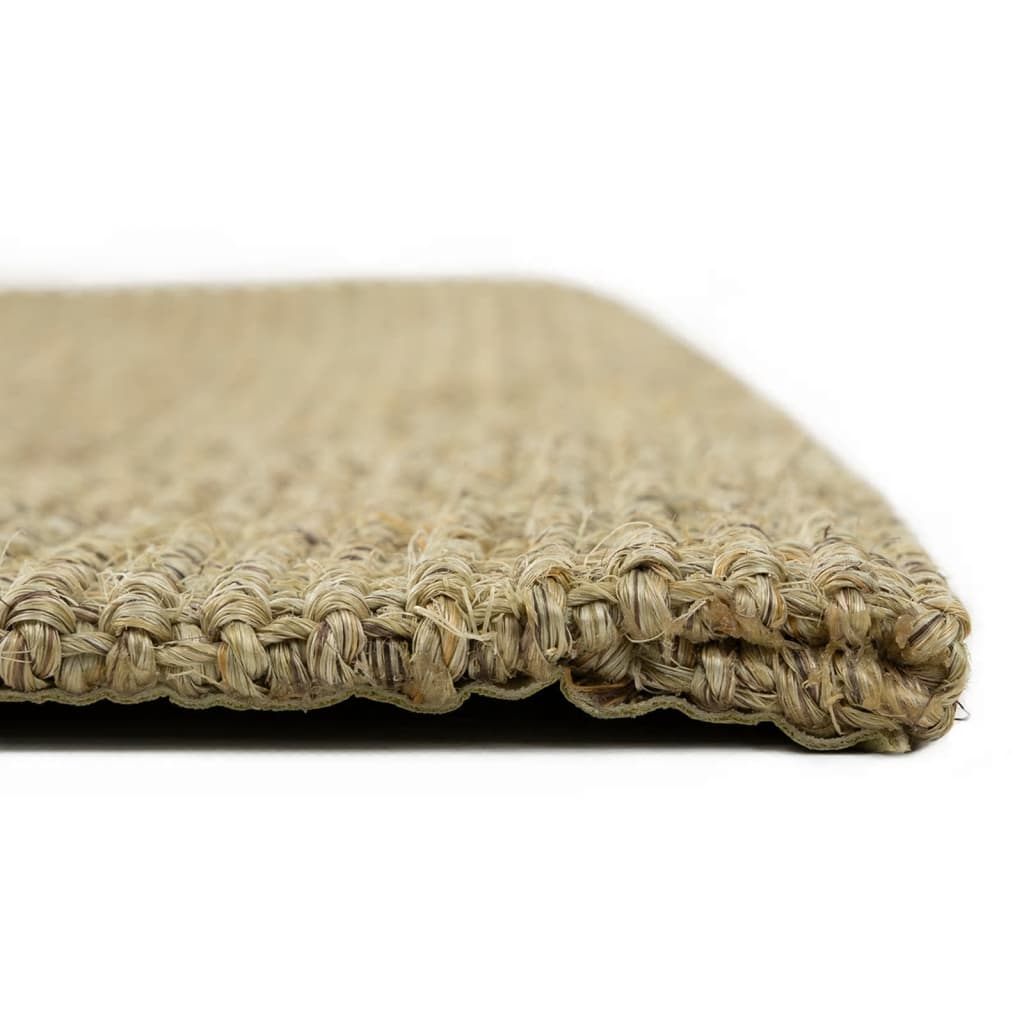 Teppe naturlig sisal 66x350 cm grønn