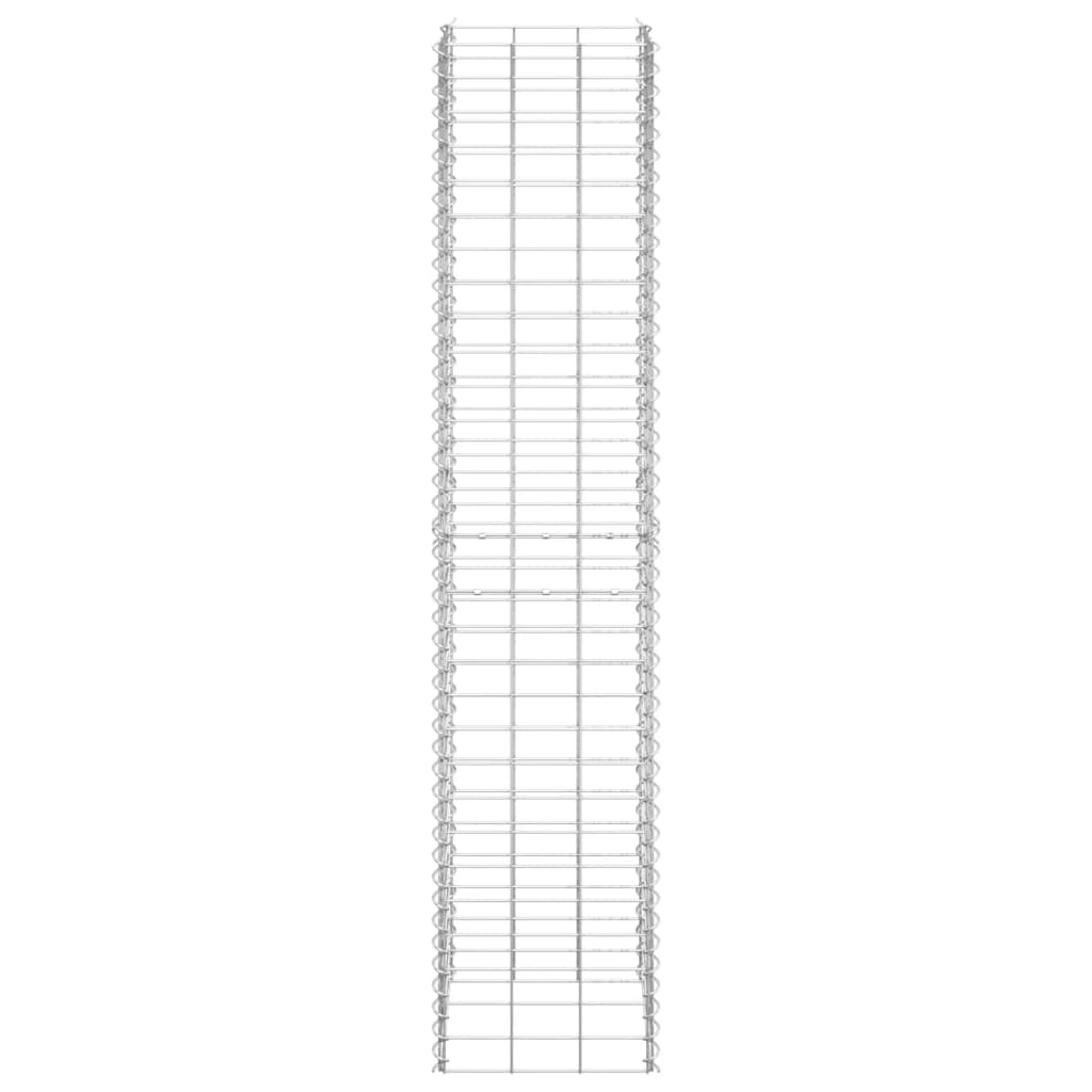 Gabion høybed 3 stk 30x30x150 cm jern