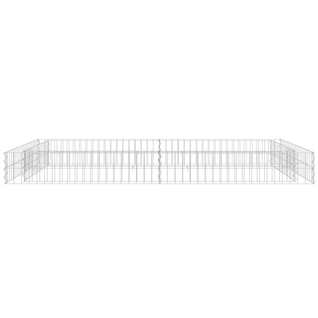 Gabion høybed galvanisert stål 200x100x20 cm