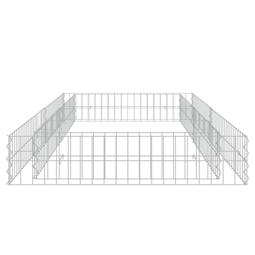 Gabion høybed galvanisert stål 200x100x20 cm