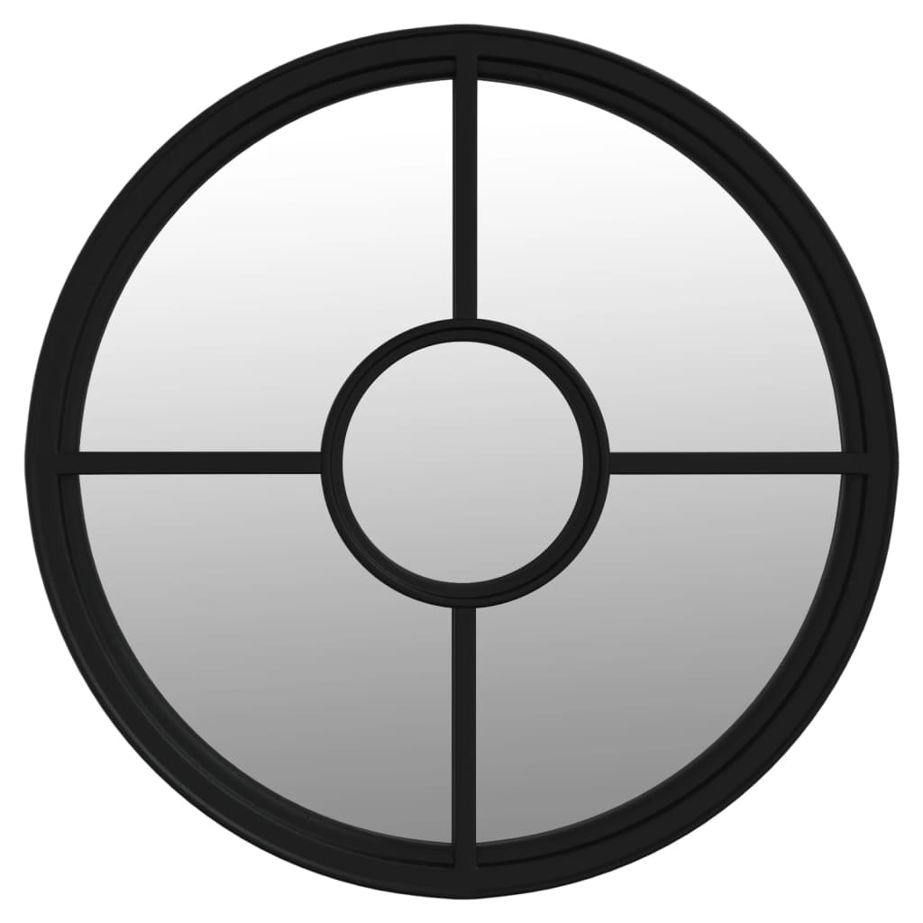 Hagespeil svart 40x4 cm for utendørs bruk jern