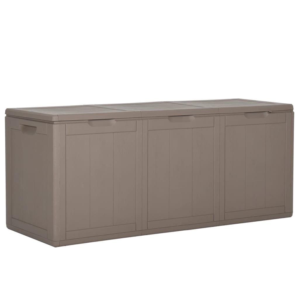 Putekasse for hage 270 L brun PP rotting