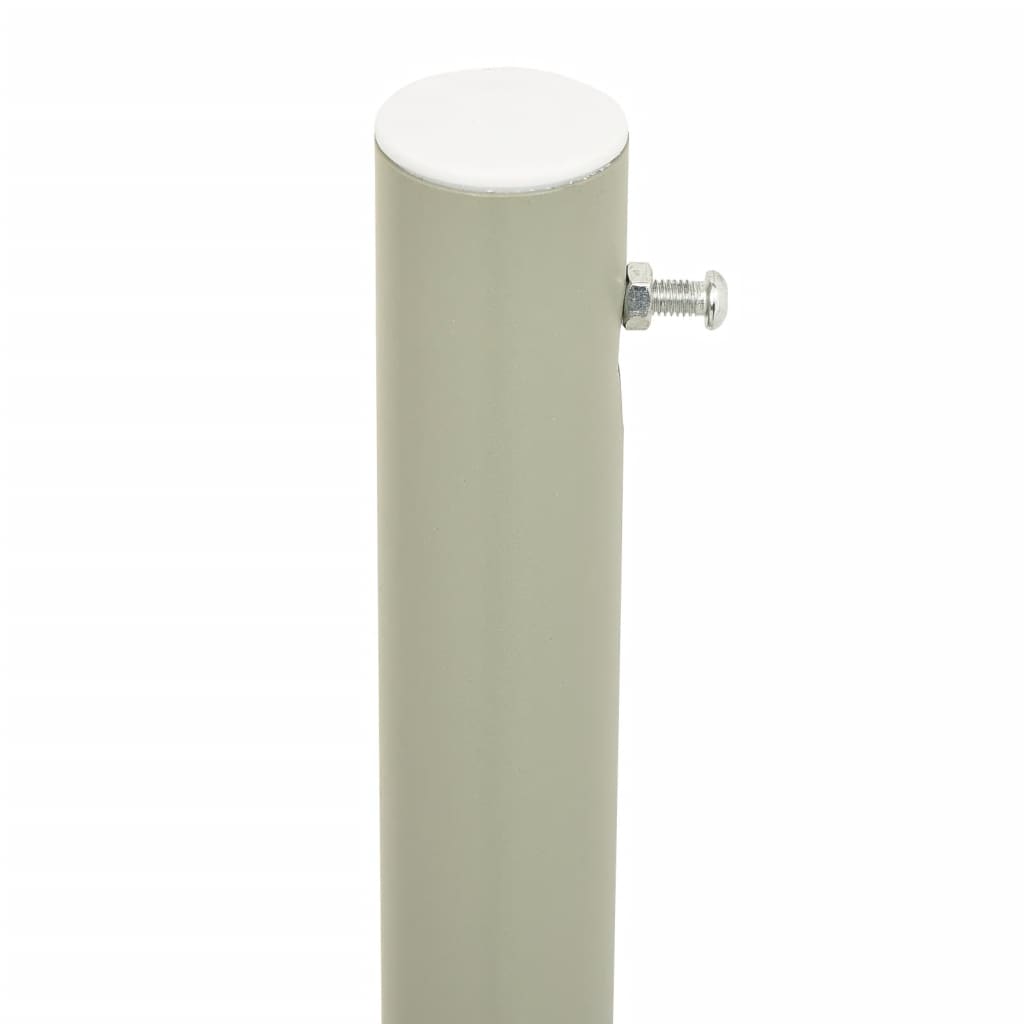 Uttrekkbar sidemarkise 140x300 cm svart