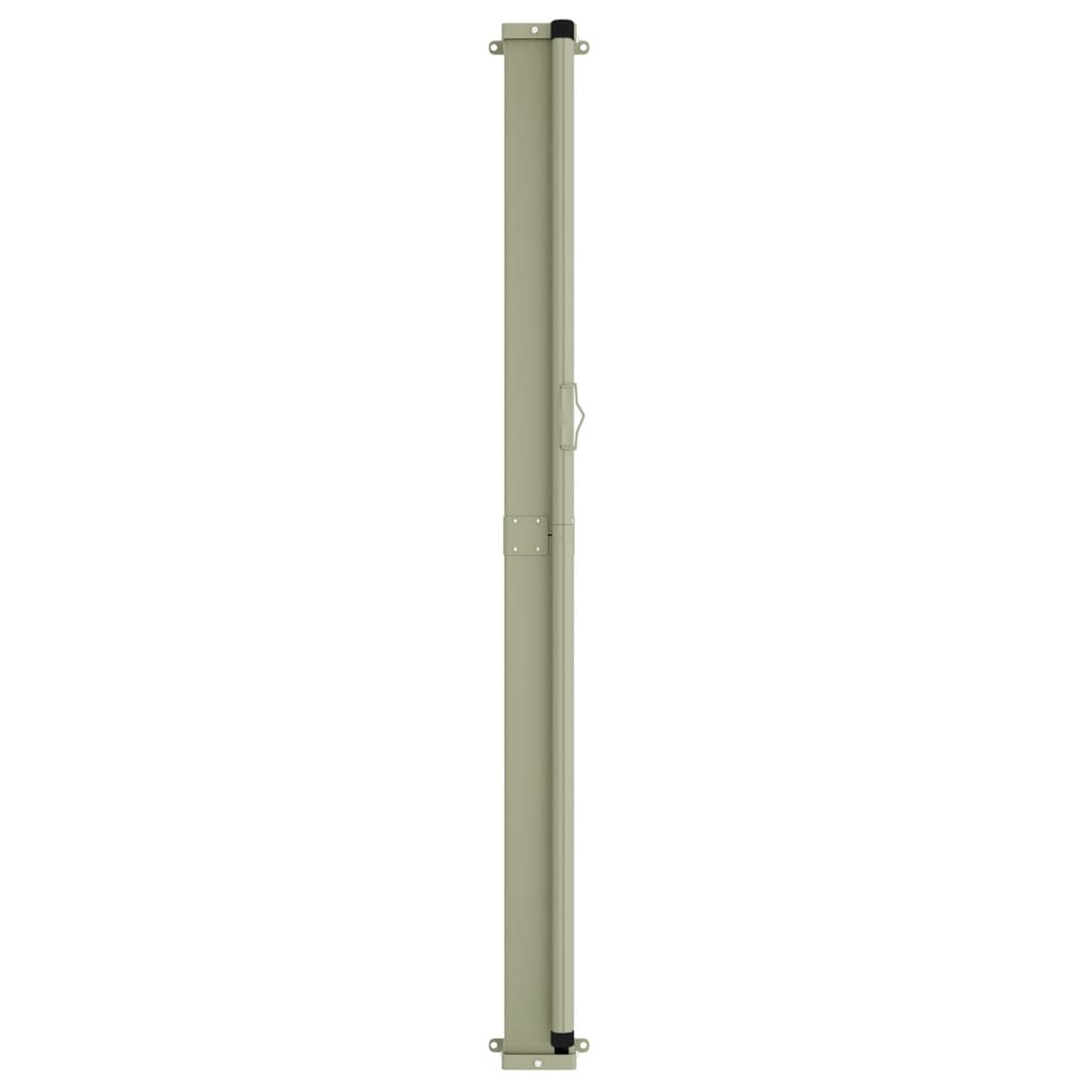 Uttrekkbar sidemarkise 140x300 cm svart