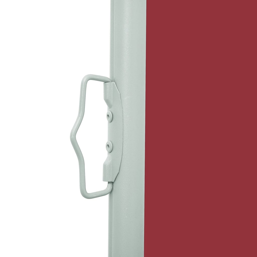 Uttrekkbar sidemarkise 170x300 cm rød